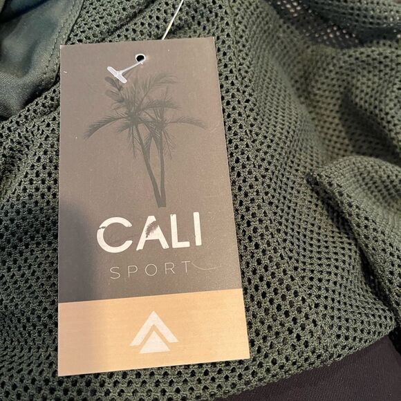 Cali Sport - Olive Green Mesh Hoodie - Picture 8 of 10